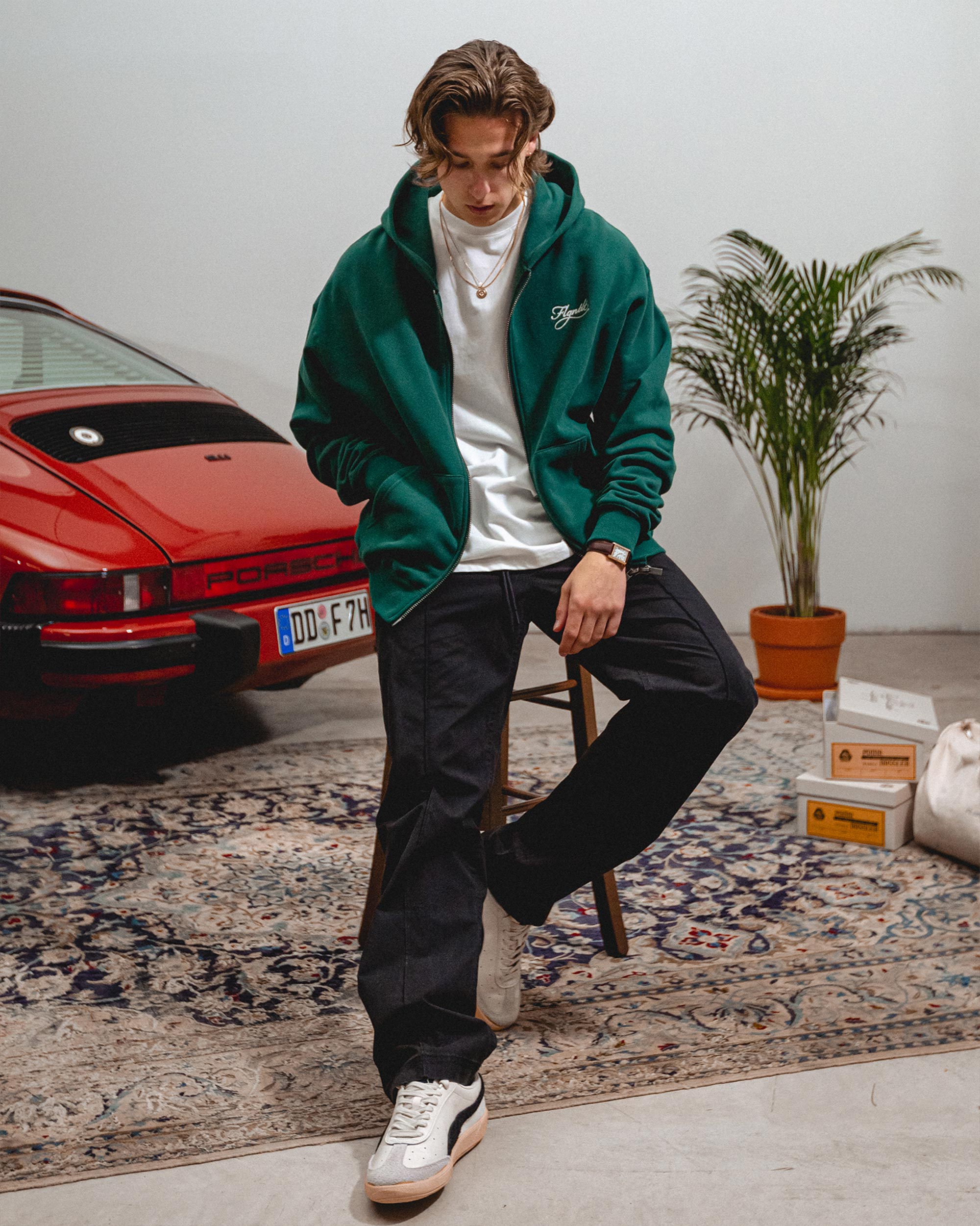 FLGNTLT HOMMAGE ZIP HOODIE