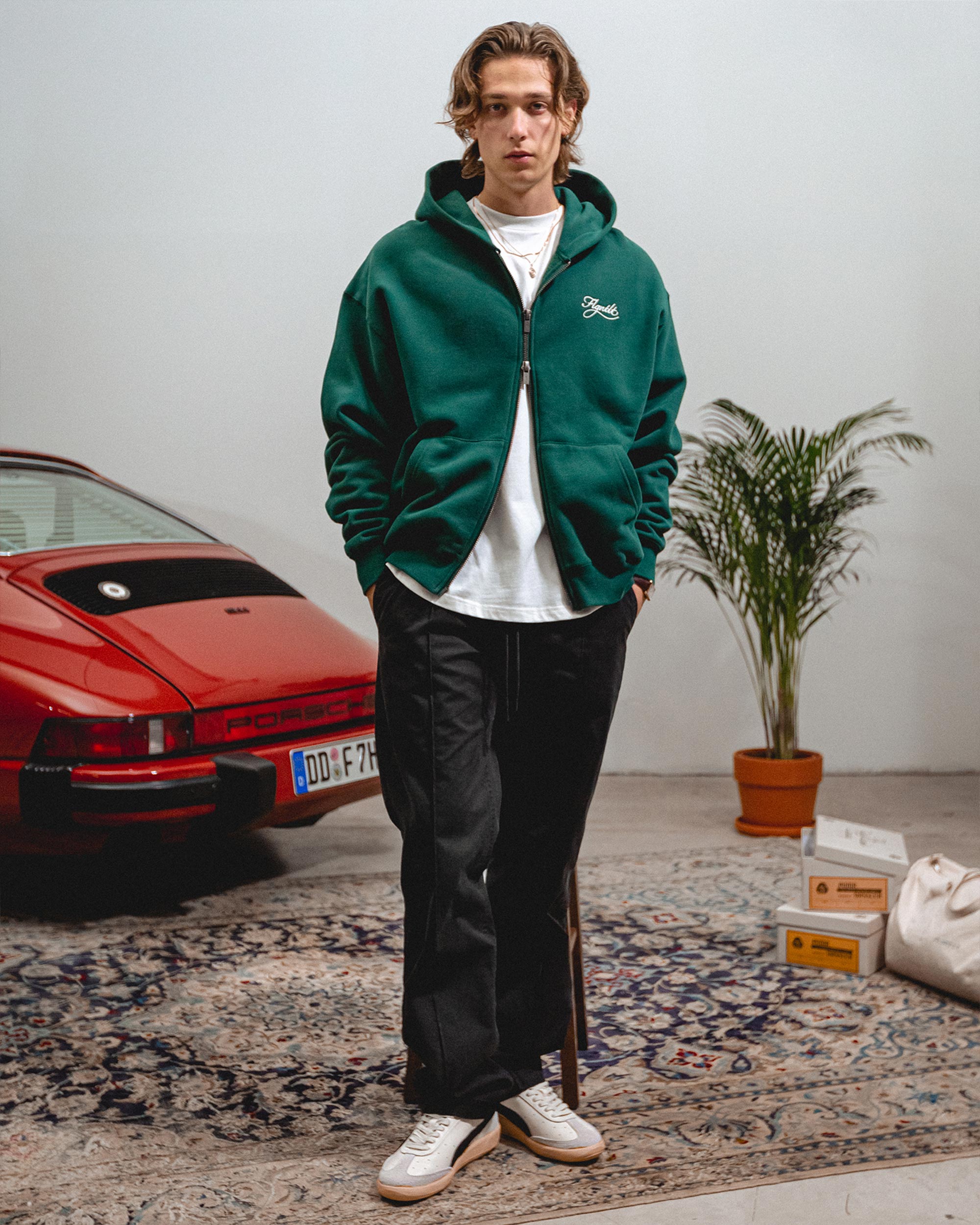FLGNTLT HOMMAGE ZIP HOODIE