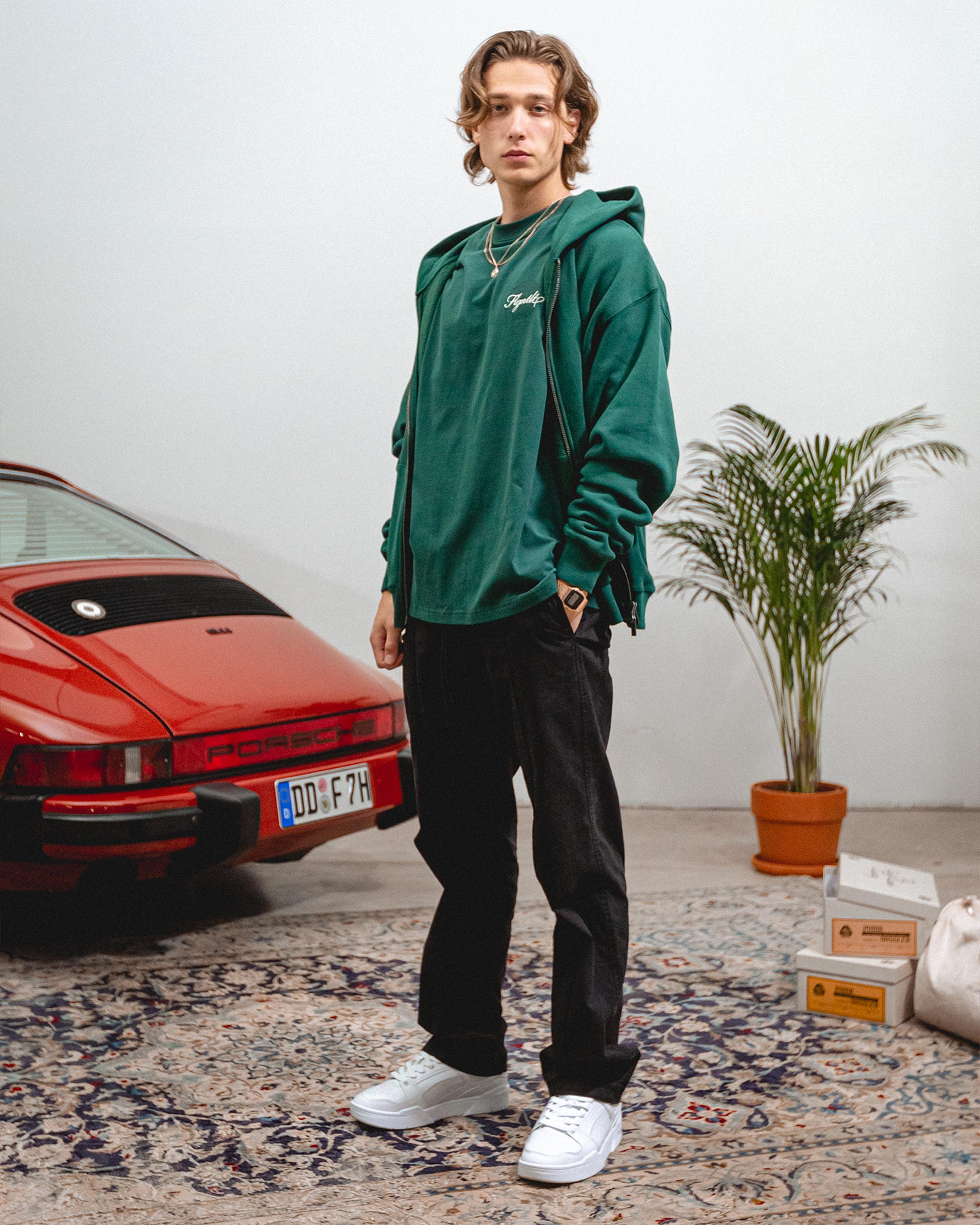 FLGNTLT HOMMAGE ZIP HOODIE