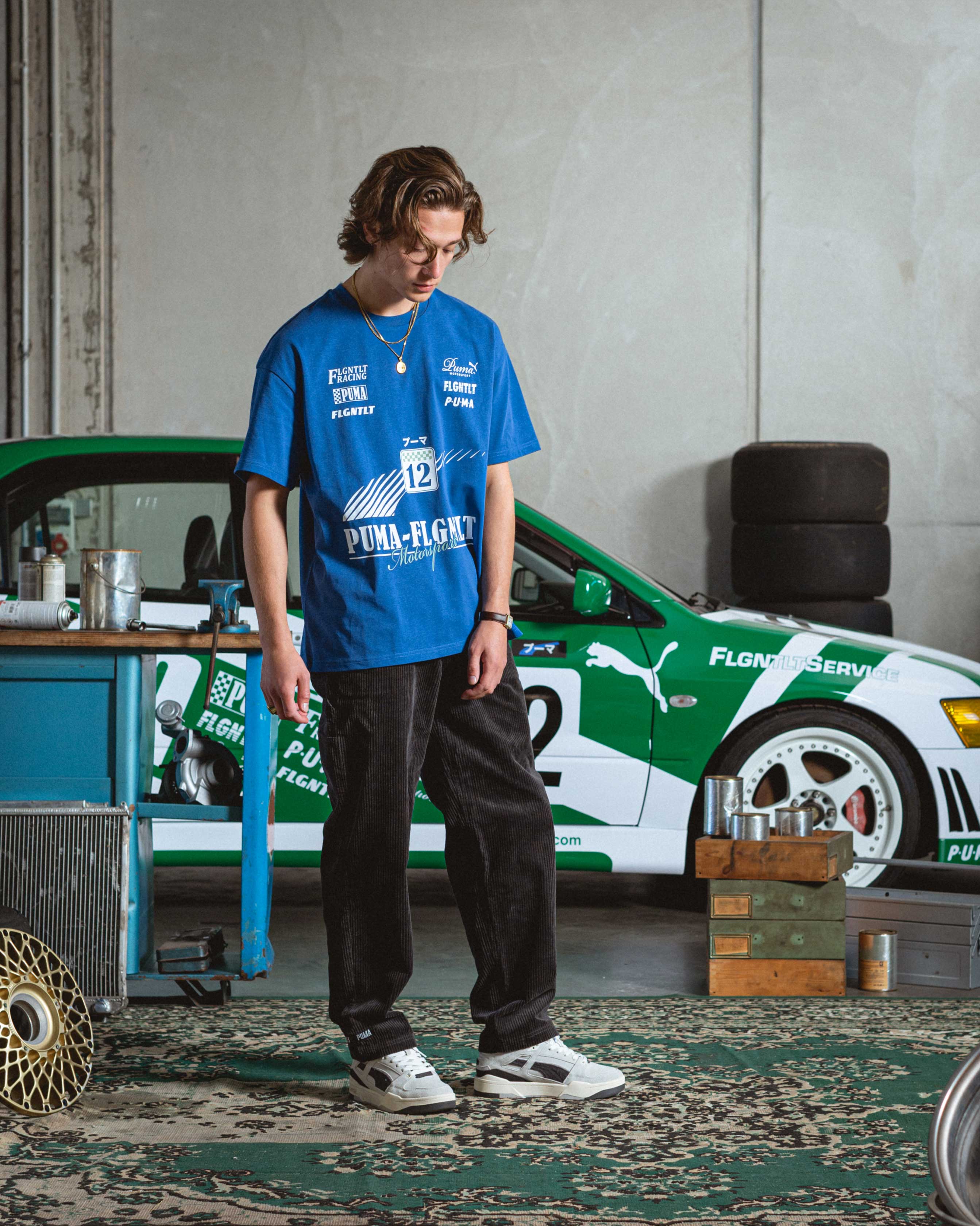 PUMA & FLGNTLT ROYAL CLYDE TEE