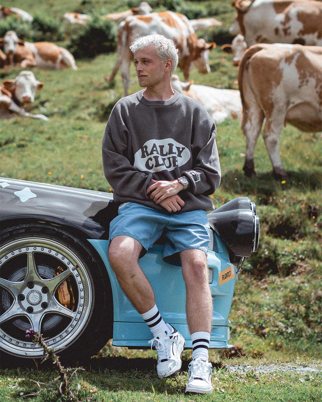 FLGNTLT & SCHAEFCHEN CLUB KNITSWEATER