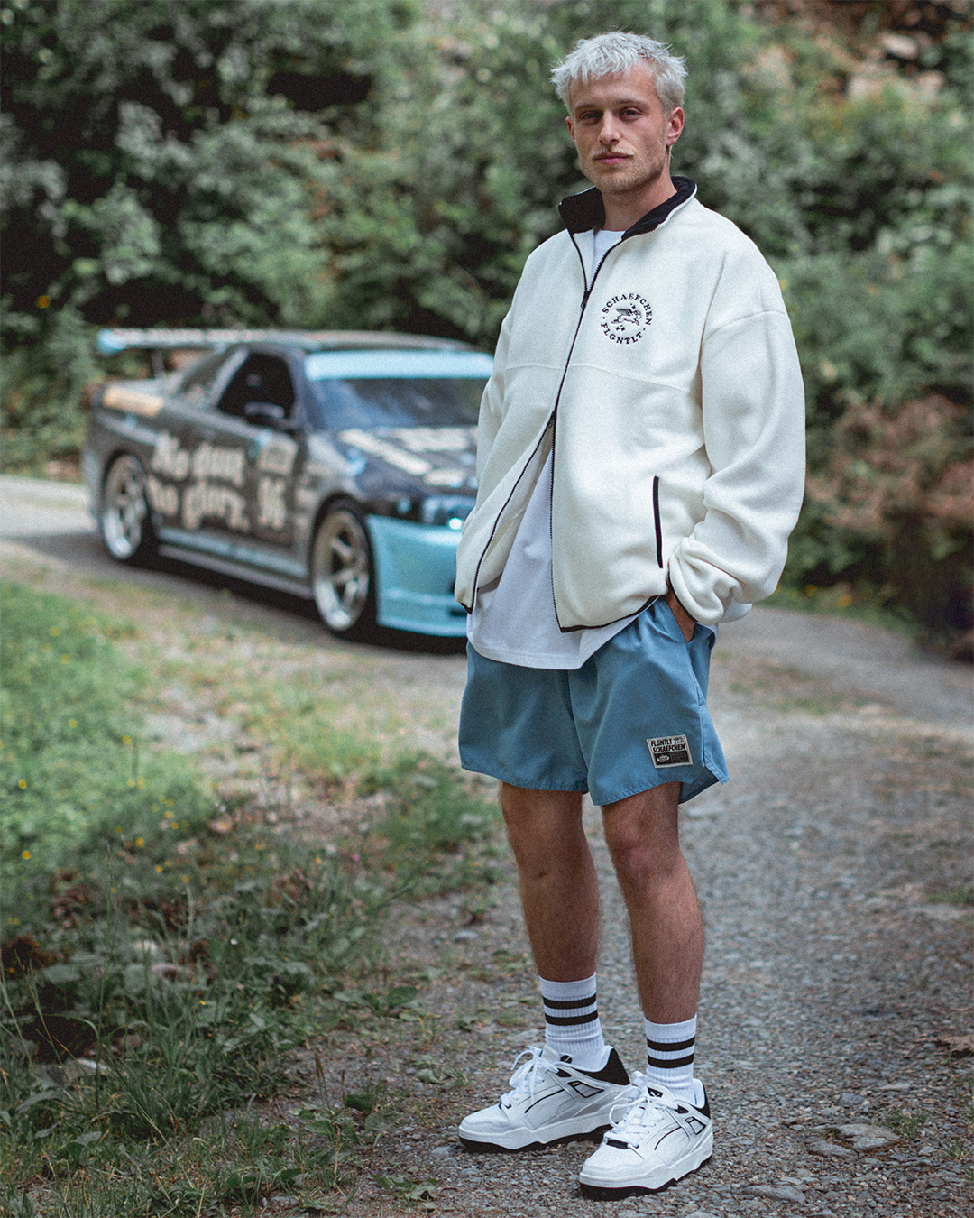 FLGNTLT x SCHAEFCHEN RALLY SHORTS