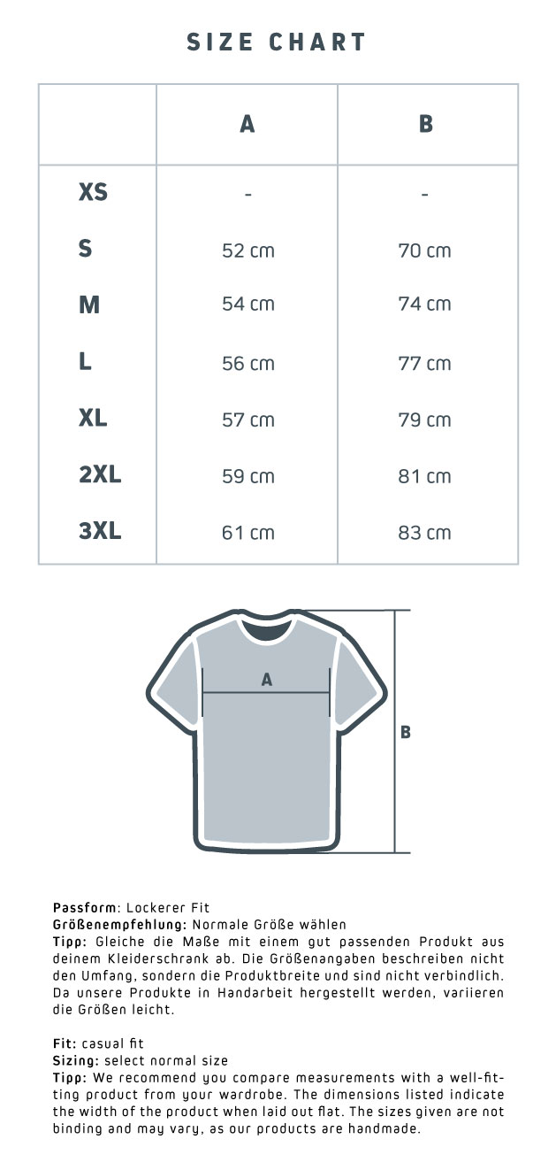 Sizechart