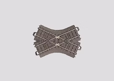 Märklin H0 24649 Kreuzung 103,3 mm / 48,6°