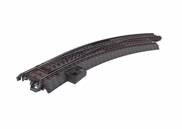 Märklin H0 24772 Schlanke Bogenweichen rechts Innenbogen: R3 = 515 mm / 30°. Außenbogen: 30°