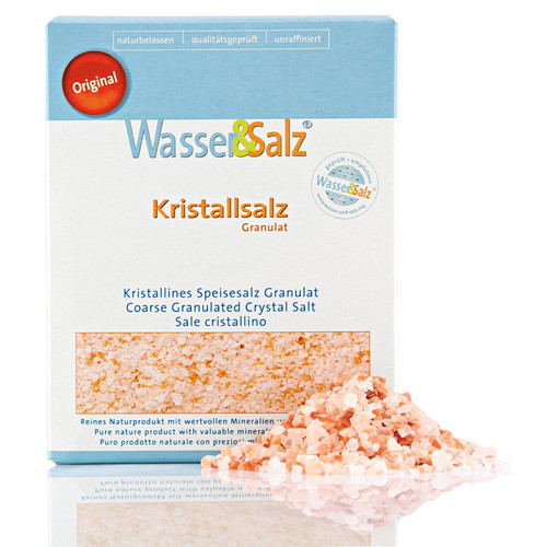 [Paket] Kristallsalz Granulat im 2er Pack Original Wasser & Salz AG aus der "salt range Pakistan