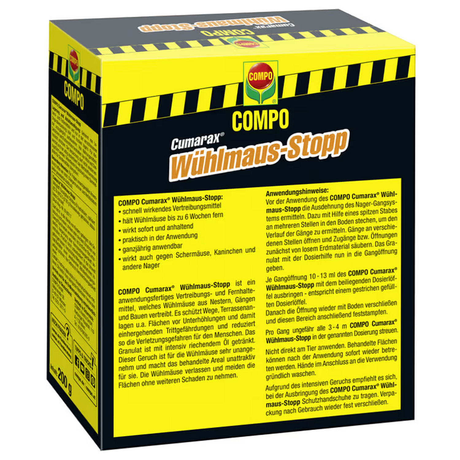 COMPO Cumarax Whlmaus-Stopp, 200 g | Oleandershop