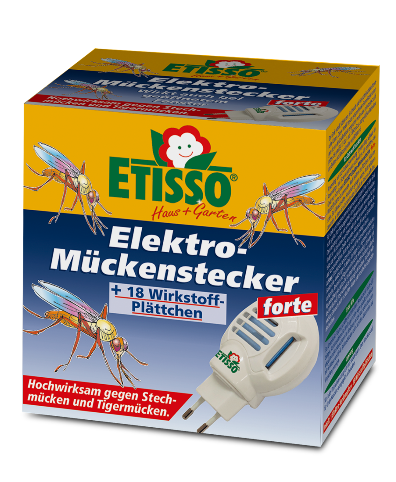 ETISSO Elektro-Mckenstecker forte, 1 Set ( 1 Gert + 18  Wirkstoffplttchen) | Oleandershop