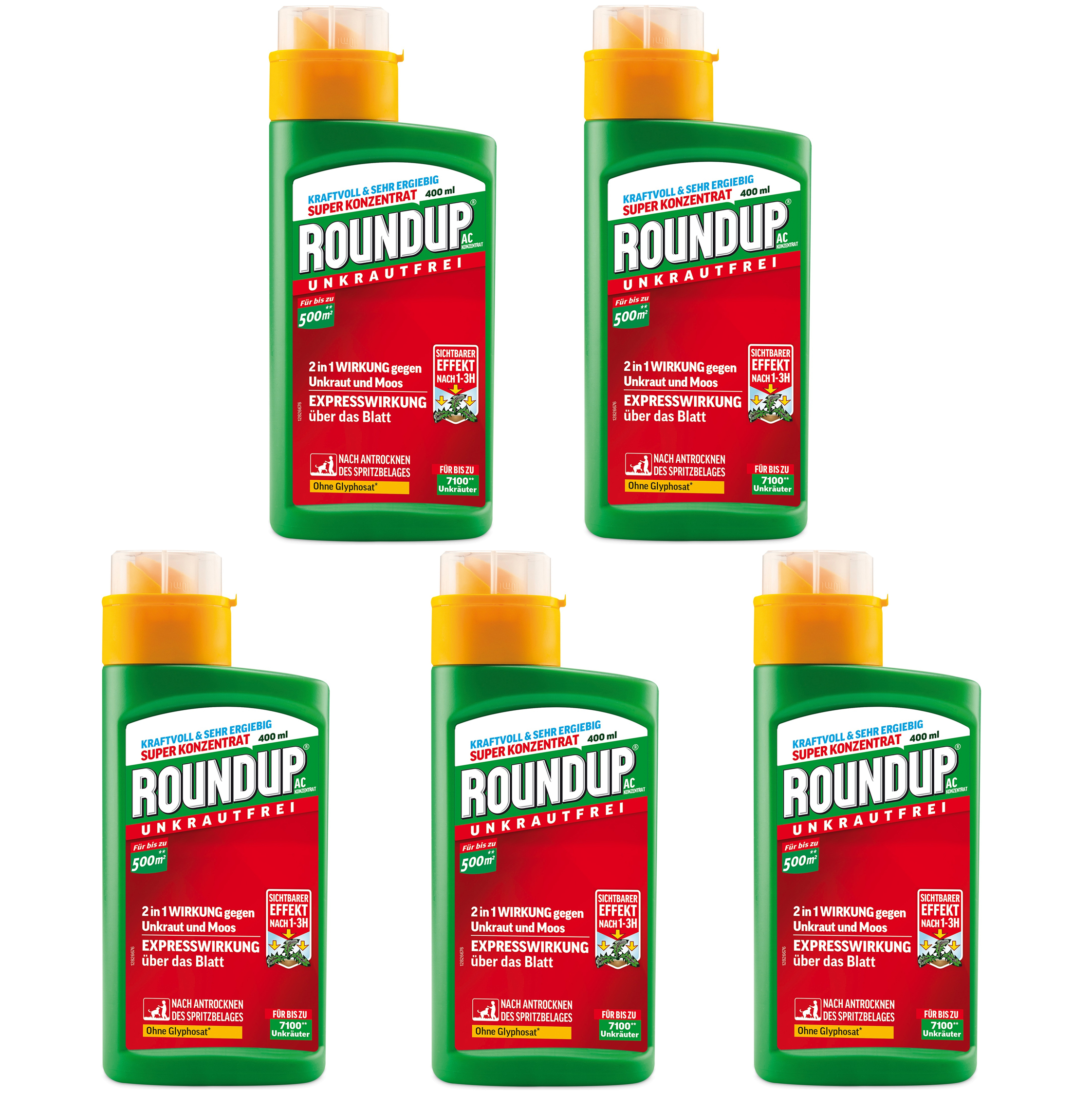 Sparset 5 X ROUNDUP AC Konzentrat 400 Ml EBay