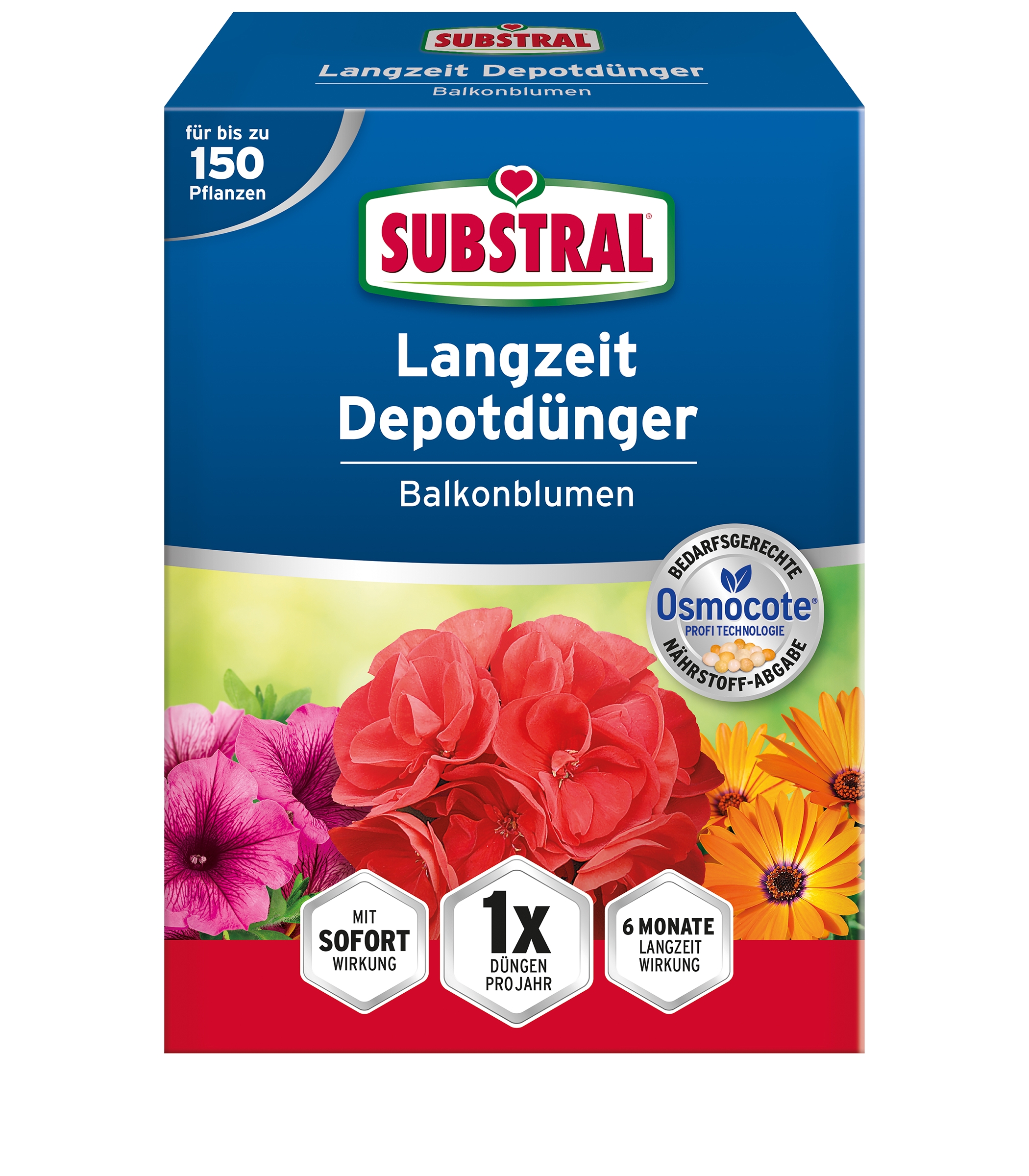 SUBSTRAL Langzeit Depotdnger fr Balkonblumen, 1,5 kg | Oleandershop