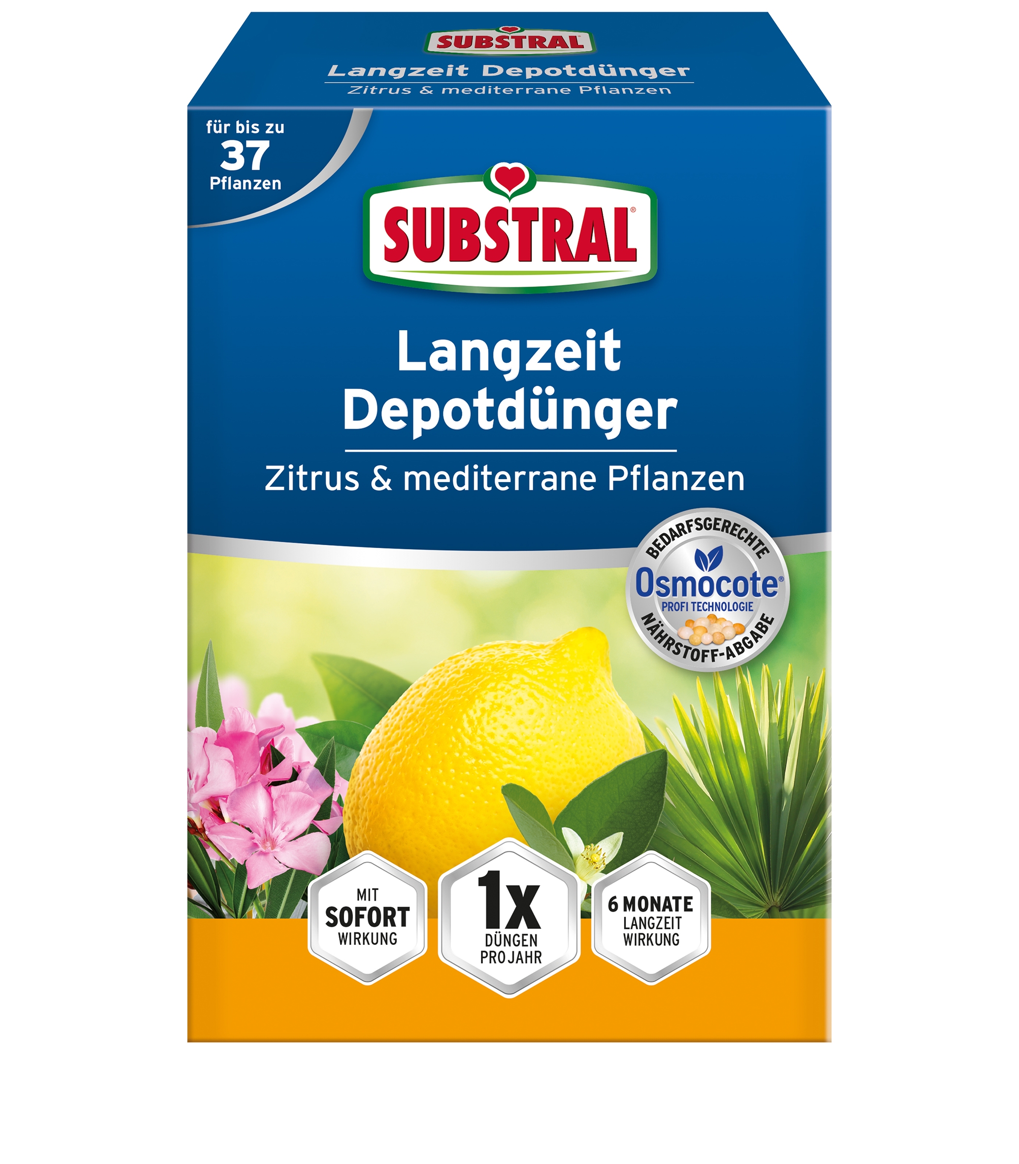 Substral Langzeitdnger Langzeit Depotdnger fr Zitrus & mediterrane Pflanzen 750 g