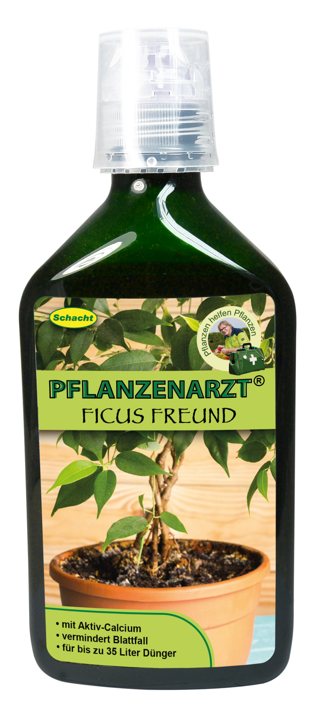 SCHACHT PFLANZENARZT Ficus Freund, 350 ml Squeeze-Flasche | Oleandershop