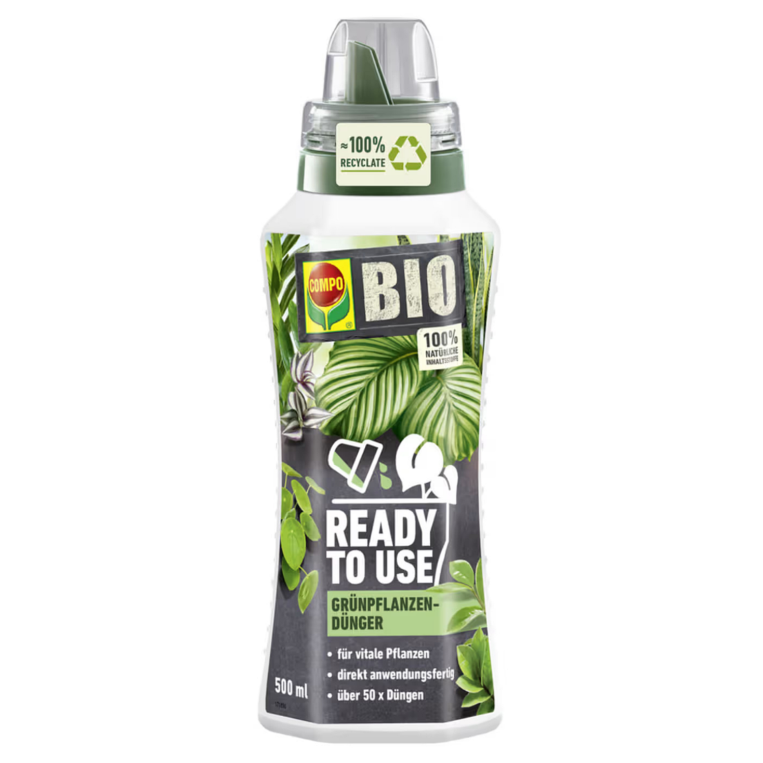 COMPO BIO READY TO USE Grnpflanzendnger, 500 ml | Oleandershop