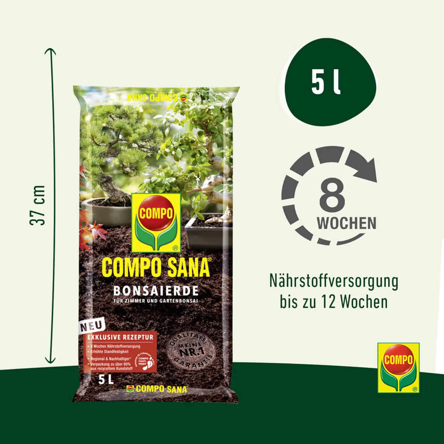 COMPO SANA Bonsaierde, 5 Liter | Oleandershop