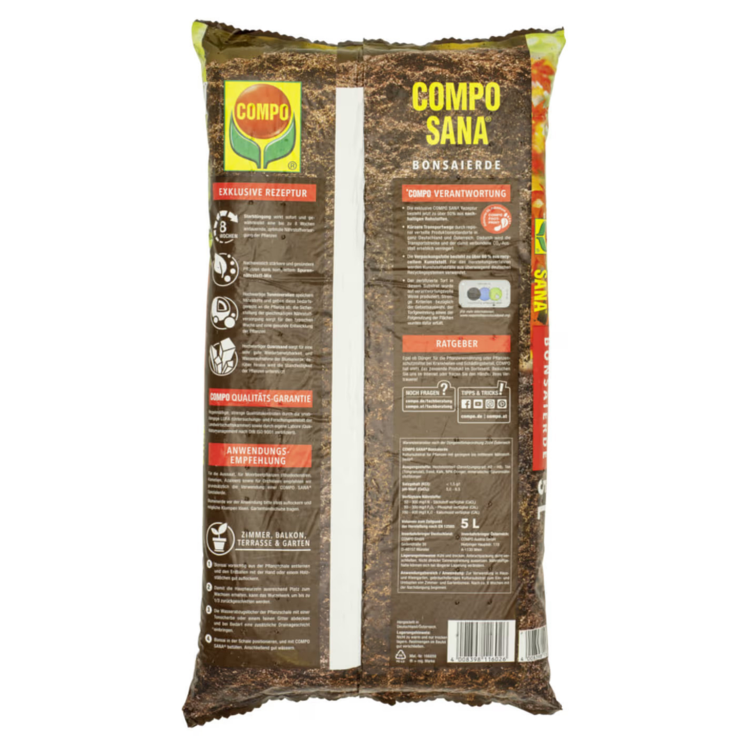 COMPO SANA Bonsaierde, 5 Liter | Oleandershop