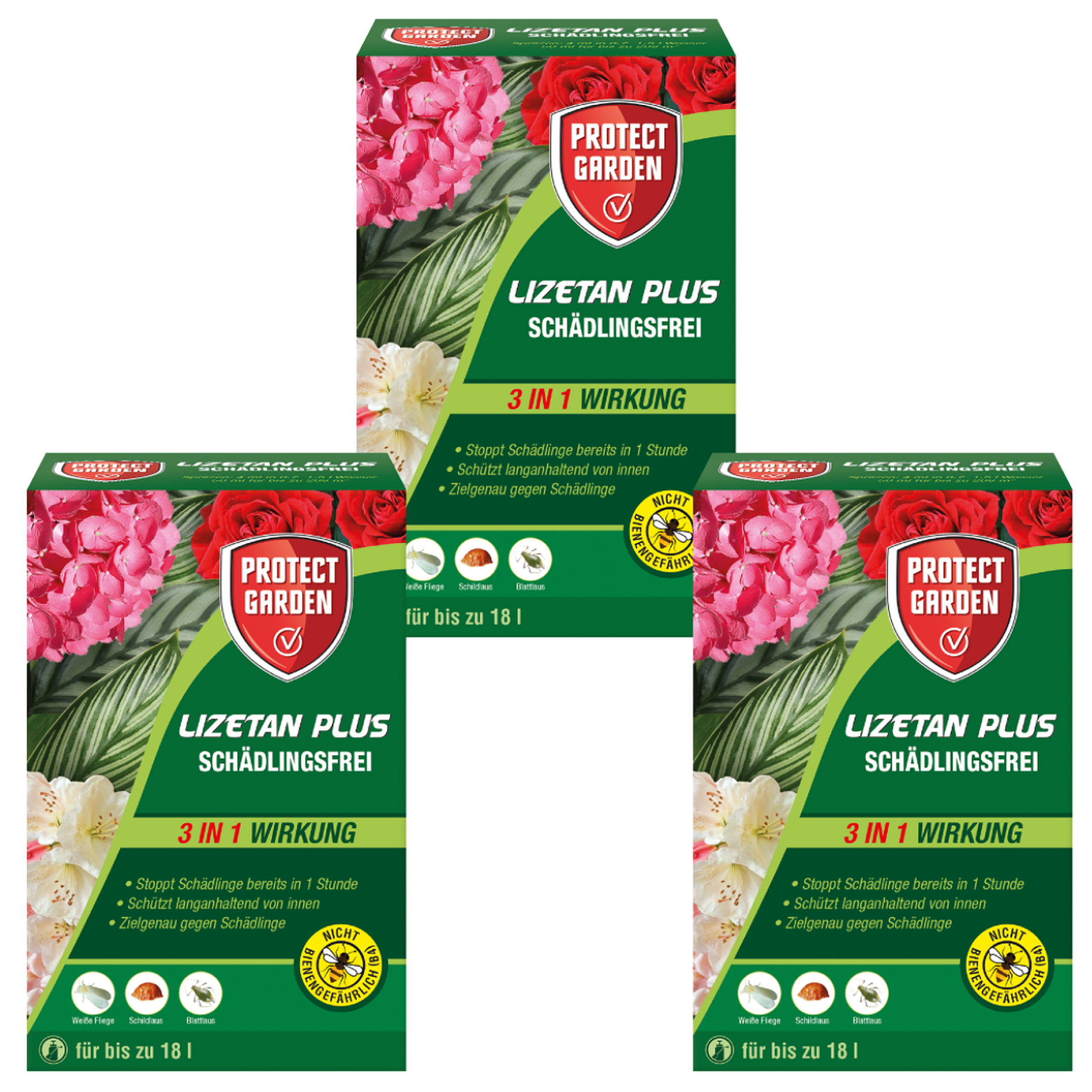 Sparset: 3 x PROTECT GARDEN Lizetan Plus Schdlingsfrei, 50 ml |  Oleandershop