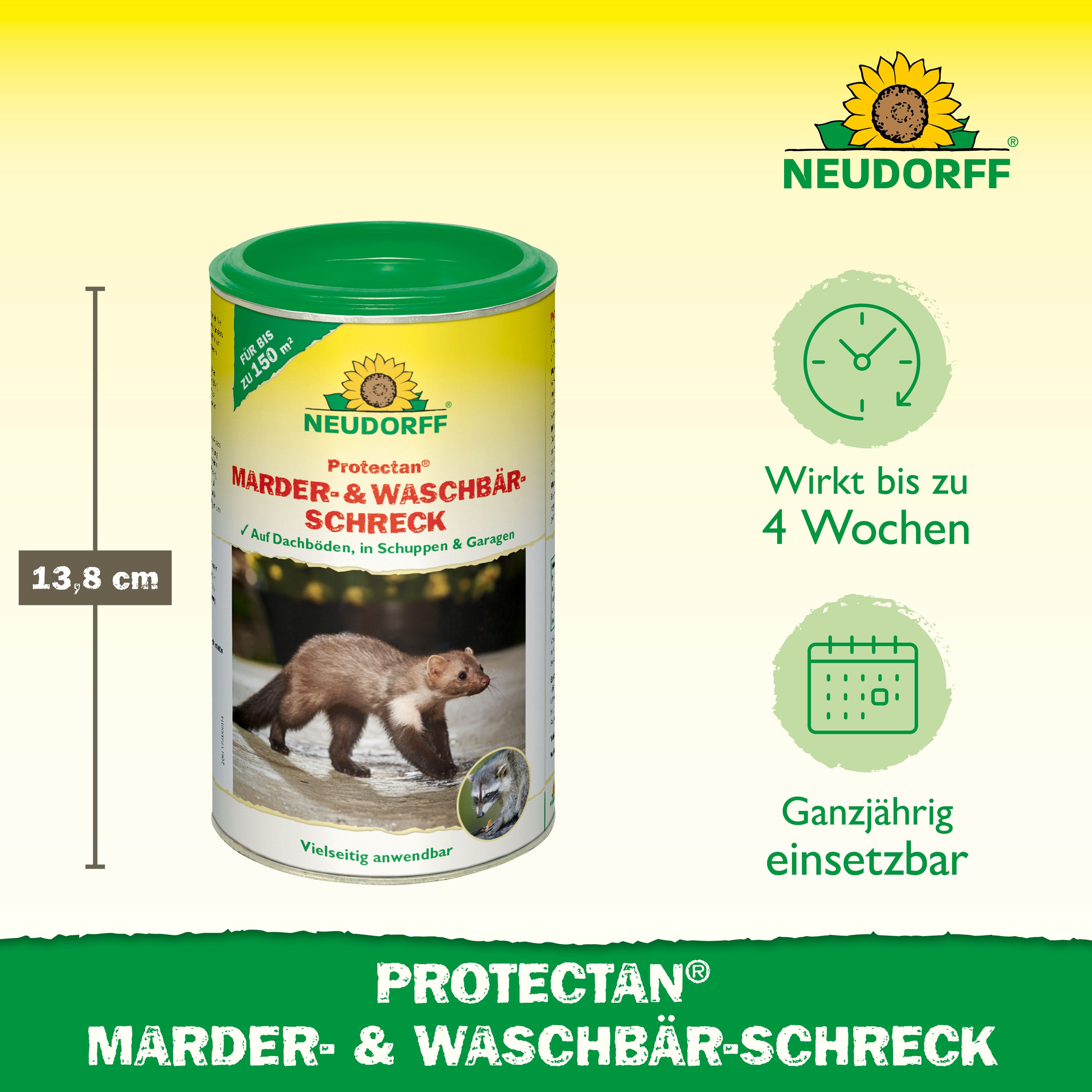 NEUDORFF Protectan Marder- & Waschbr-Schreck, 300 g | Oleandershop