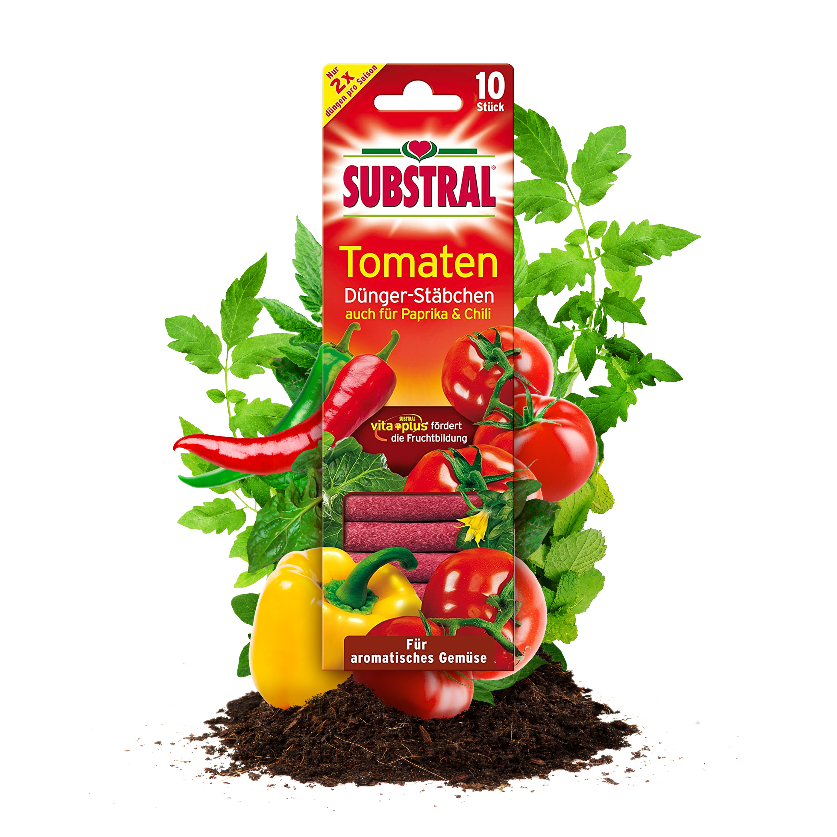 SUBSTRAL Tomaten Dnger-Stbchen, 10 Stck | Oleandershop