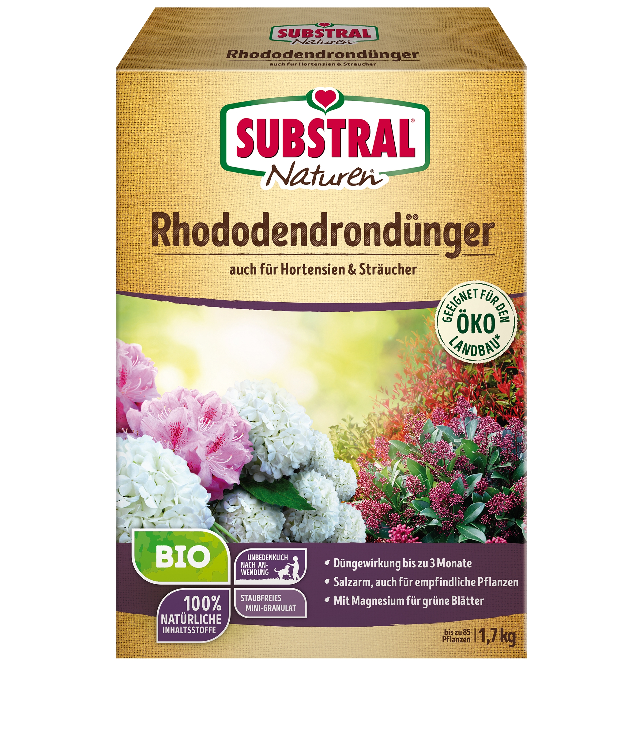 SUBSTRAL Naturen Rhododendrondnger BIO, 1,7 kg | Oleandershop