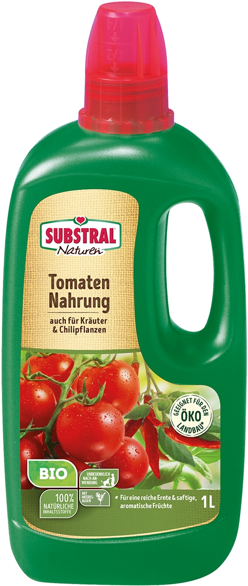 SUBSTRAL Naturen Tomaten Nahrung BIO, 1 Liter | Oleandershop