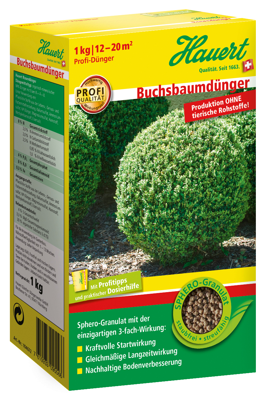 HAUERT Buchsbaumdnger, 1 kg | Oleandershop