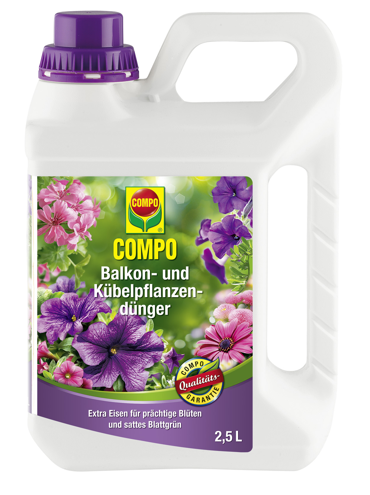 COMPO Balkon- und Kbelpflanzendnger, 2,5 Liter | Oleandershop