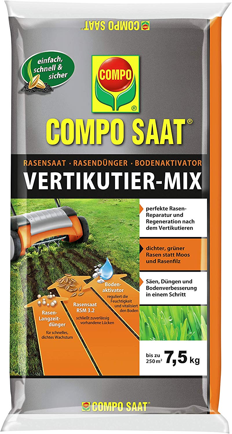 Compo SAAT Verticuteermix - 7,5kg, Voor Gazononderhoud, 250m² Dekking