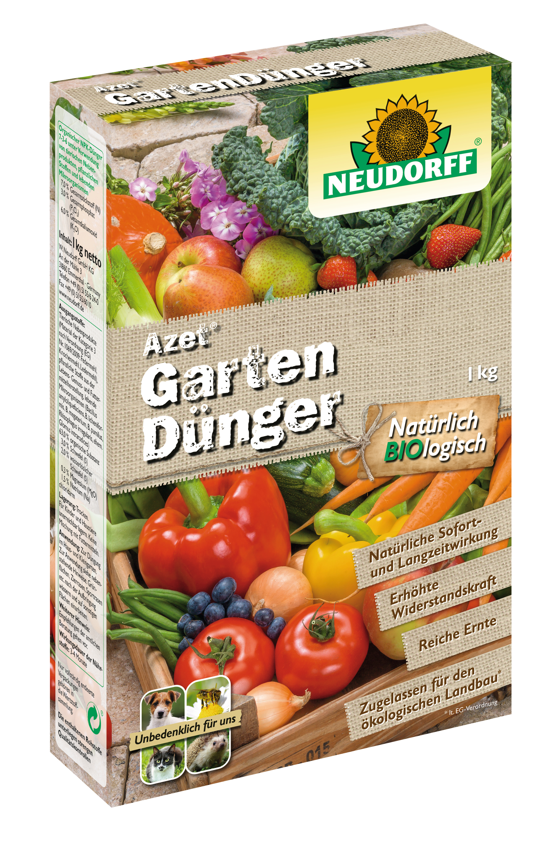 kalken und düngen zusammen 15 kg VERDURMAX® Garten- und Rasenkalk– Höfer Chemie GmbH