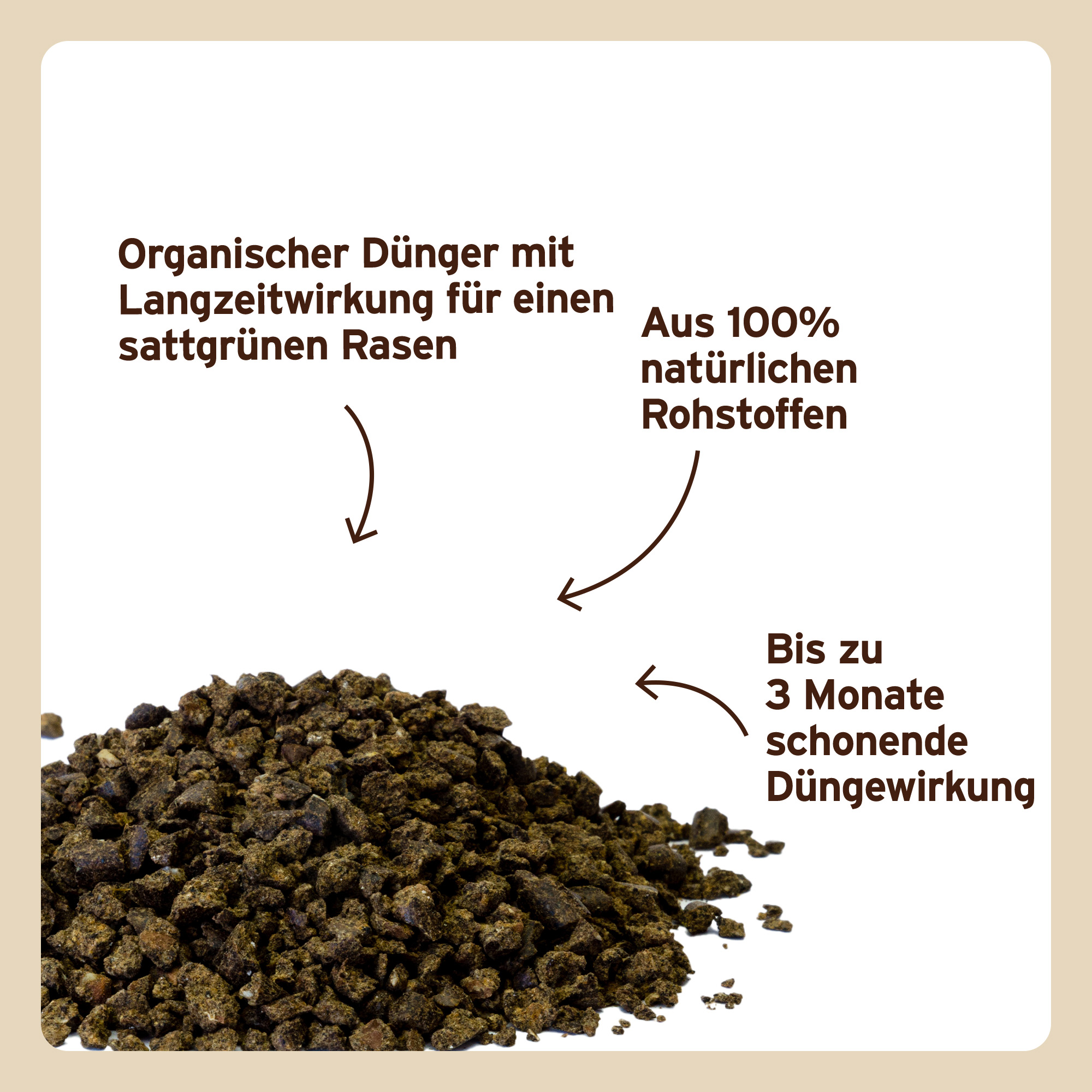 SUBSTRAL Naturen Rasendnger BIO, 20 kg fr 500 m | Oleandershop