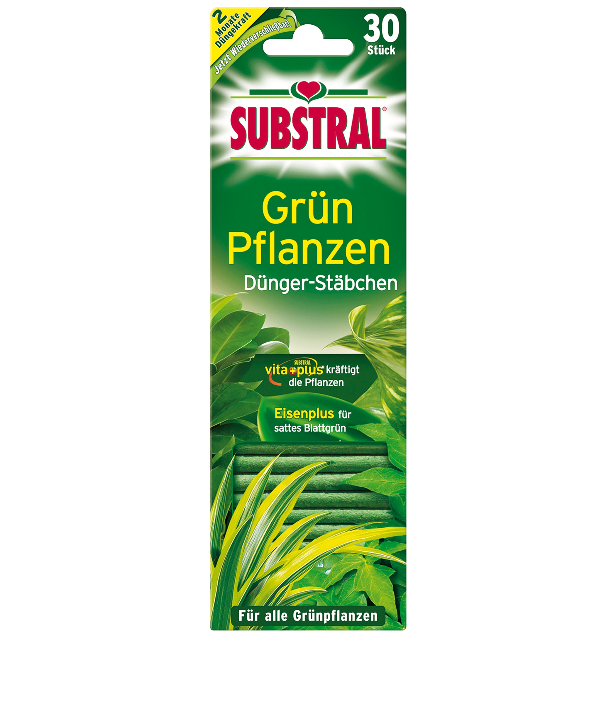 SUBSTRAL Grnpflanzen Dnger-Stbchen, 30 Stck | Oleandershop