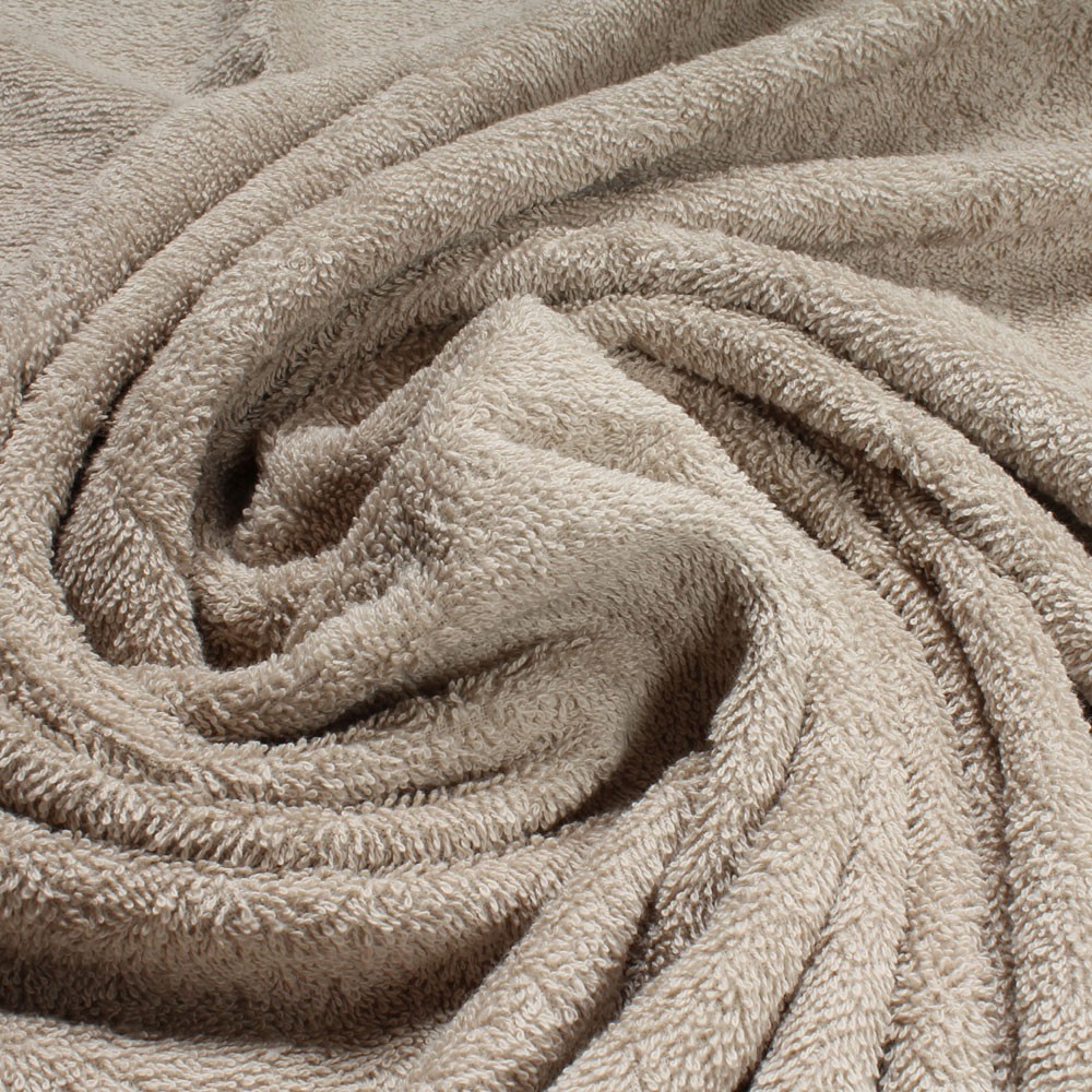 Stoff Baumwolle Frottee beige Frotté zweiseitig Baumwollstoff weich | eBay