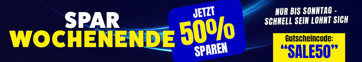 50 % sparen