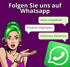 Jetzt auch per WhatsApp! Anmelden und 10% Gutschein erhalten