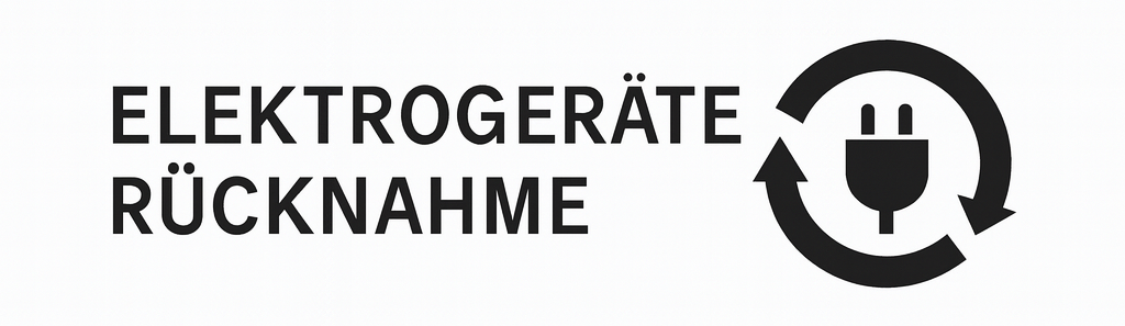 Elektrogeräte-Rücknahme – Hinweisgrafik
