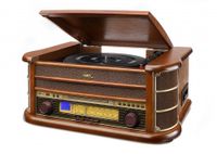 Stereo-Nostalgie-Komplettanlage NR 4 - Braun
