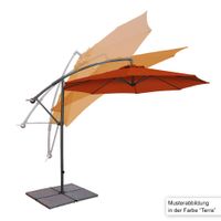 Aluminium-Ampelschirm, Ø ca. 3 m – Beige