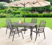 Gartentisch VENEDIG, ca. 140 x 90 x 74 cm - Anthrazit