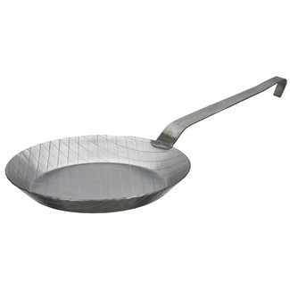 Eisenpfanne mit Flachgriff, ø 28 cm