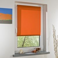 Bella Casa Klemmfix-Rollo, ca.150x60cm, Terrakotta
