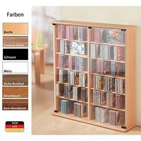 CD/DVD Regal Roma, schwarz