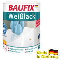 Weißlack - seidenglänzend
