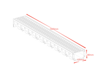 Entwässerungsrinnen 3er-Set