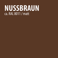 2in1 Express Deckfarbe 2,5 L nussbraun