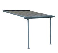 Terrassenüberdachung "FERIA" 3 x 3 grau