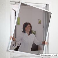 Alu Fensterbausatz Slim 100x120cm braun Pollenschutz