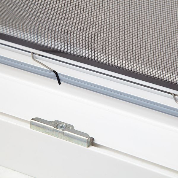 Alu Fensterbausatz Slim 100x120cm anthrazit Pollenschutz