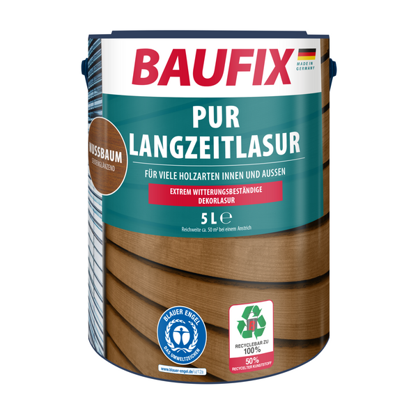 PUR-Langzeitlasur nussbaum