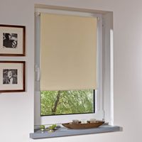 Bella Casa Klemmfix-Rollo Verdunkelung, ca. 150 x 45 cm, creme