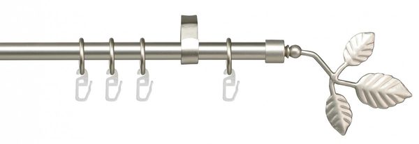 Stilgarnitur Blatt 16 mm Ø, 160 cm, chrom-matt