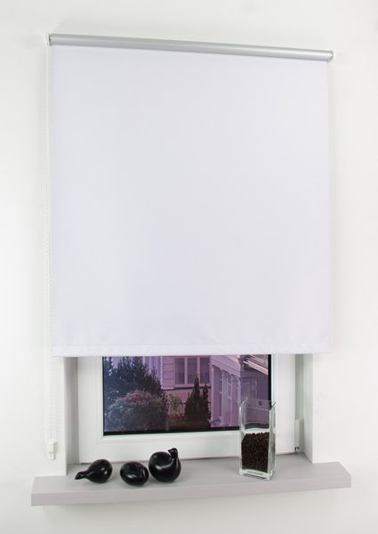 Bella Casa Seitenzugrollo Easy, weiß Verdunkelung, 180 x 82 cm